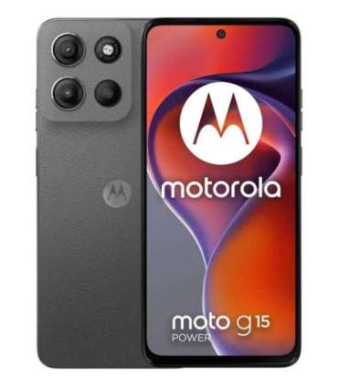 Motorola moto g15 power 17.1 cm (6.72") Dual SIM Android 15 4G USB Type-C 8 GB 256 GB 6000 mAh Grey