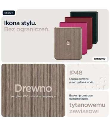 Motorola razr 60 ultra 17.7 cm (6.96") Dual SIM Android 15 5G USB Type-C 16 GB 512 GB 4700 mAh Wood