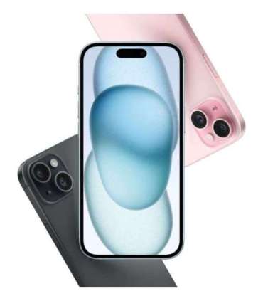 Apple iPhone 15 15.5 cm (6.1") Dual SIM iOS 17 5G USB Type-C 128 GB Blue