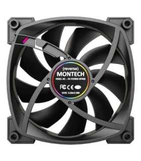 CASE FAN 120MM/RX120 PWM BLACK 3 IN 1 MONTECH