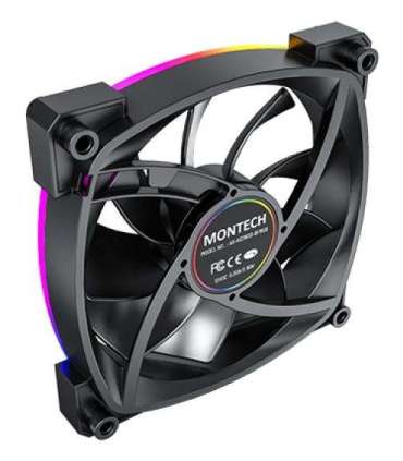 CASE FAN 120MM/AX120 PWM BLACK 3 IN 1 MONTECH
