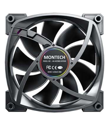 CASE FAN 120MM/AX120 PWM BLACK 3 IN 1 MONTECH