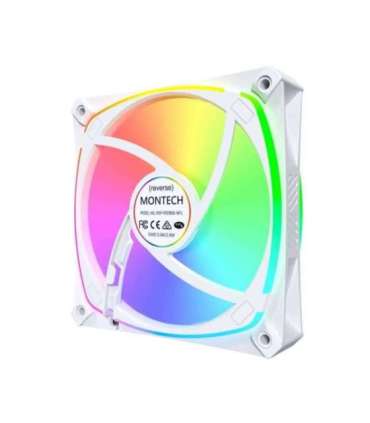CASE FAN 120MM/RX120 PRO WHITE 3 IN 1 MONTECH