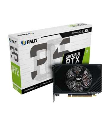 Graphics Card|PALIT|NVIDIA|GeForce RTX 3050|1042 MHz|6 GB|GDDR6|96 bit|PCI Express 4.0|Active|NE63050018JE-1072F