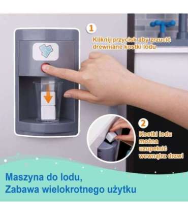 TOOKY TOY Kuchnia Drewniana Nowoczesna Akcesoria