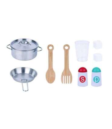 TOOKY TOY Kuchnia Drewniana Nowoczesna Akcesoria