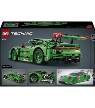 LEGO Technic Porsche 911 GT3 R Rexy AO Racing võidusõiduauto