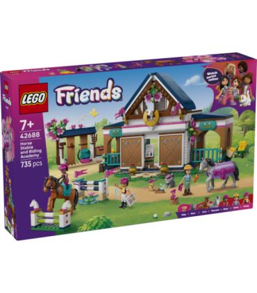 LEGO Friends Hobusetall ja ratsakool