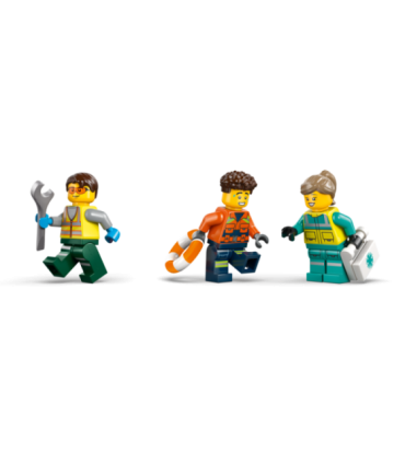 LEGO City Lennuki, hooldusauto ja hõljuki remiks