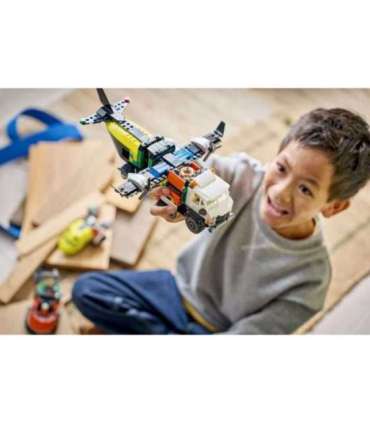 LEGO City Lennuki, hooldusauto ja hõljuki remiks