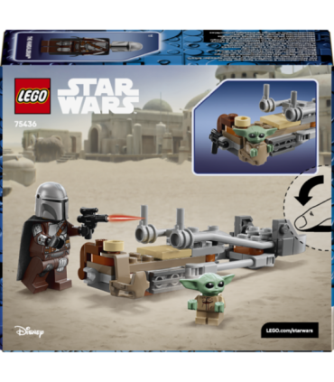 LEGO Star Wars Mandalorian ja Grogu Speeder Bike