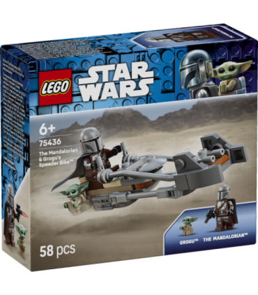 LEGO Star Wars Mandalorian ja Grogu Speeder Bike