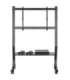 Techly Floor Stand with Shelf for 45-90" LCD/LED/Plasma TV