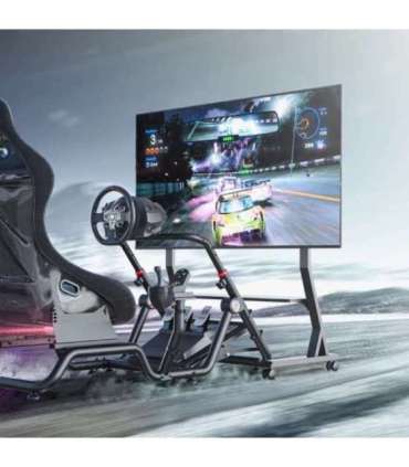 Techly Floor Stand with Shelf for 45-90" LCD/LED/Plasma TV