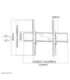 TV SET ACC WALL MOUNT BLACK/60-100" LFD-W2000 NEOMOUNTS