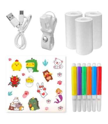 Digital kids’ camera with thermal printer SNAPI MT4108