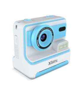 FLASH BLUE INSTANT CAMERA WITH THERMAL PRINTER FOR CHILDREN