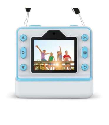 FLASH BLUE INSTANT CAMERA WITH THERMAL PRINTER FOR CHILDREN