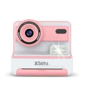 FLASH PINK  INSTANT CAMERA WITH THERMAL PRINTER FOR CHILDREN