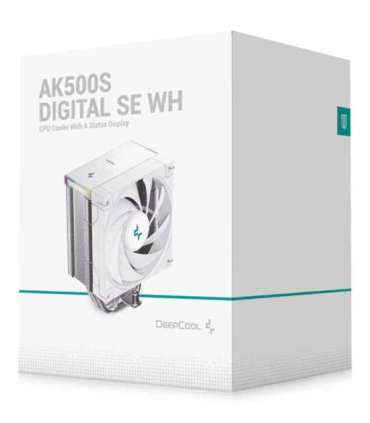 DeepCool AK500S Digital SE WH Processor Air cooler 12 cm White 1 pc(s)