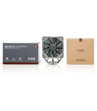 Noctua NH-U12S redux Processor Cooler 12 cm Grey, Stainless steel
