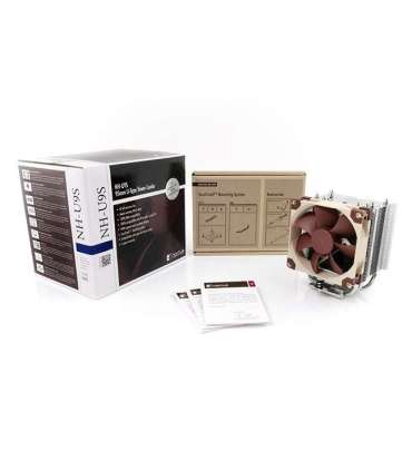 Noctua NH-U9S computer cooling system Processor Cooler 9.2 cm Brown, Metallic