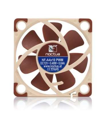 Noctua NF A4x10 PWM Computer case Fan 4 cm Beige, Red