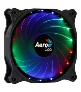 Aerocool COSMO12FRGB PC Fan 12cm LED RGB Molex Connector Silent Black
