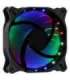Aerocool COSMO12FRGB PC Fan 12cm LED RGB Molex Connector Silent Black