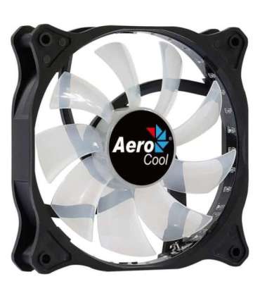 Aerocool COSMO12FRGB PC Fan 12cm LED RGB Molex Connector Silent Black