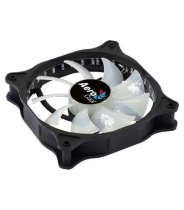 Aerocool COSMO12FRGB PC Fan 12cm LED RGB Molex Connector Silent Black