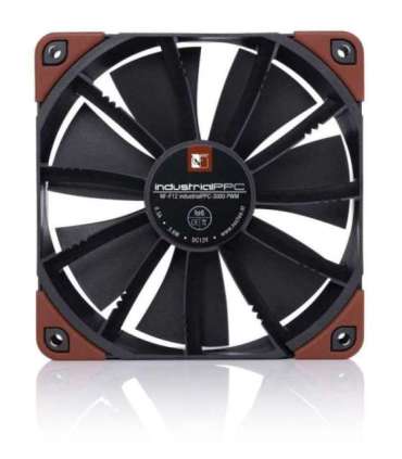 Noctua NF-F12 industrialPPC-3000 PWM Computer case Fan 12 cm Black, Brown
