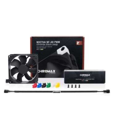 Noctua NF-A9 PWM CH.BK.S computer cooling component Computer case Fan 9.2 cm Black