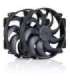 NF-A14x25r G2 PWM Sx2-PP chromax.black - dual fan set, black