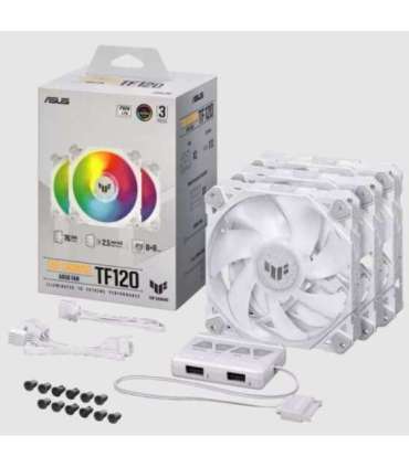 ASUS TUF GAMING TF120 ARGB WHITE EDITION 3IN1 Air cooler 12 cm 3 pc(s)