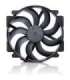 NF-A14x25r G2 PWM chromax.black - Next-gen round 140mm fan (black)