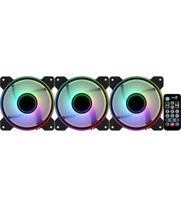 Aerocool Mirage 12 ARGB Pro Computer case Cooling set 12 cm Black