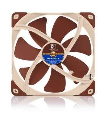 Noctua NOC-NF-A14-FLX computer cooling component Computer case Fan 14 cm Beige, Brown
