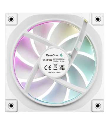 DeepCool FL12 WH-3 in 1 Computer case Fan 12 cm White 3 pc(s)