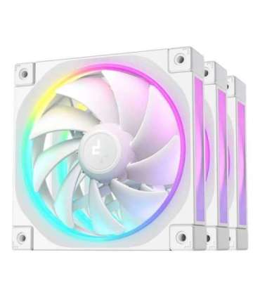 DeepCool FL12 WH-3 in 1 Computer case Fan 12 cm White 3 pc(s)