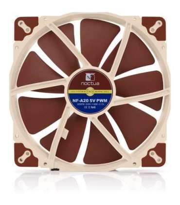 Noctua NF A20 5V PWM Computer case Fan 20 cm Beige, Red
