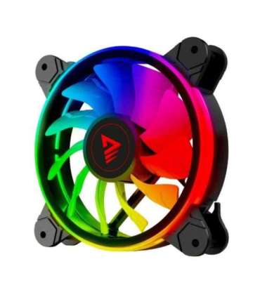 SAVIO FAN-01 4-pack 120mm ARGB fan including controller and remote control