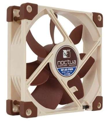 Noctua NF-A9 PWM computer cooling system Computer case Fan 9.2 cm Beige, Brown