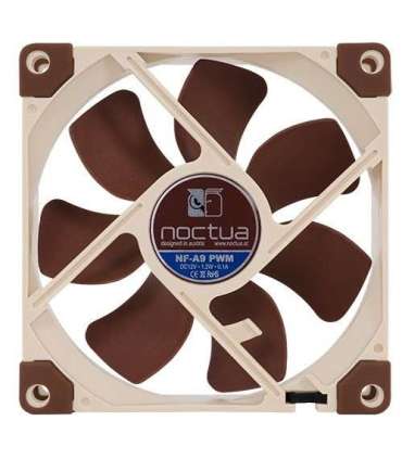 Noctua NF-A9 PWM computer cooling system Computer case Fan 9.2 cm Beige, Brown