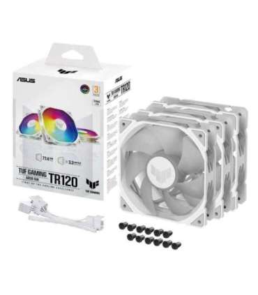 ASUS TUF Gaming TR120 ARGB White 3IN1 Fan (90DA0093-B09020)