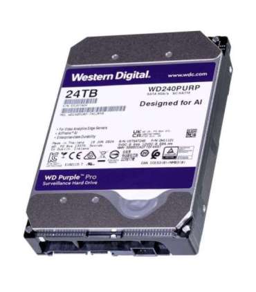 Western Digital Purple Pro WD240PURP internal hard drive 24 TB 7200 RPM 512 MB 3.5" Serial ATA III