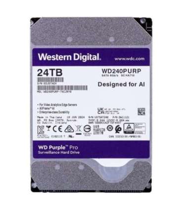 Western Digital Purple Pro WD240PURP internal hard drive 24 TB 7200 RPM 512 MB 3.5" Serial ATA III