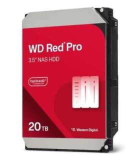 Western Digital Red Pro WD202KFGX internal hard drive 20 TB 7200 RPM 512 MB 3.5" Serial ATA III