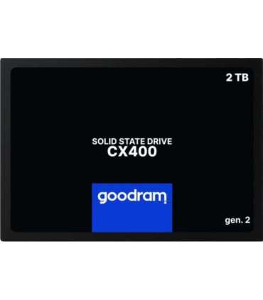 Goodram CX400 SSDPR-CX400-02T-G2 2 TB 2.5" Serial ATA III 3D NAND