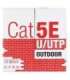 Q-LANTEC KIU5OUTS305Q networking cable 305 m Cat5e U/UTP (UTP) Black